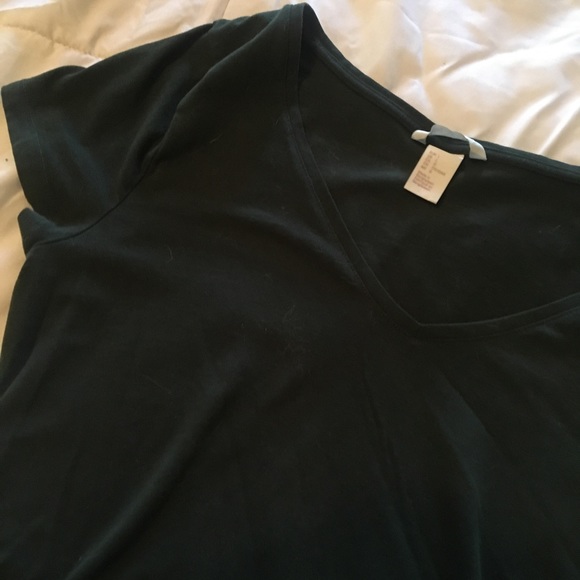 Dark green basic T-shirt - Picture 3 of 4